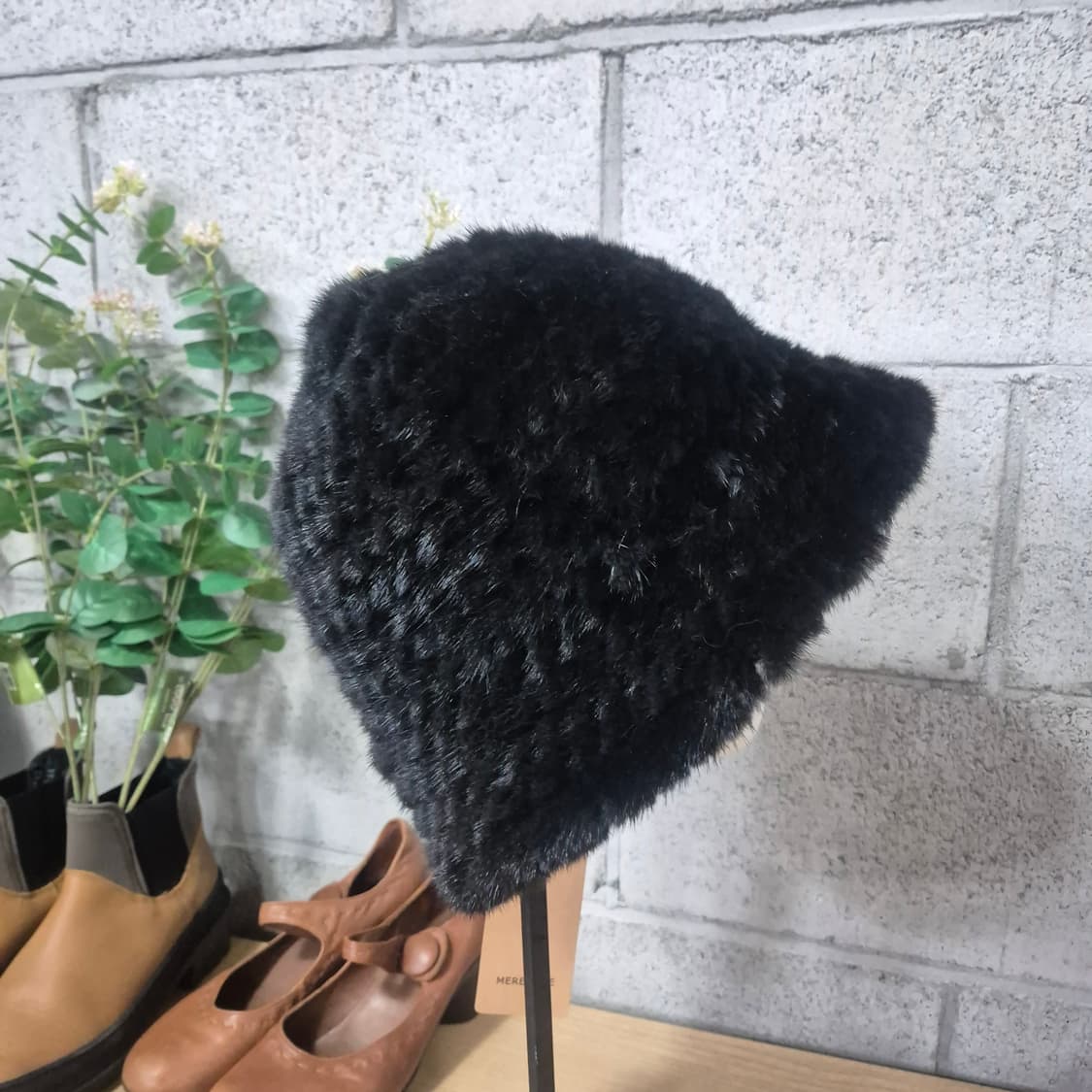 밍크니팅모자 (새제품) 상품이미지5