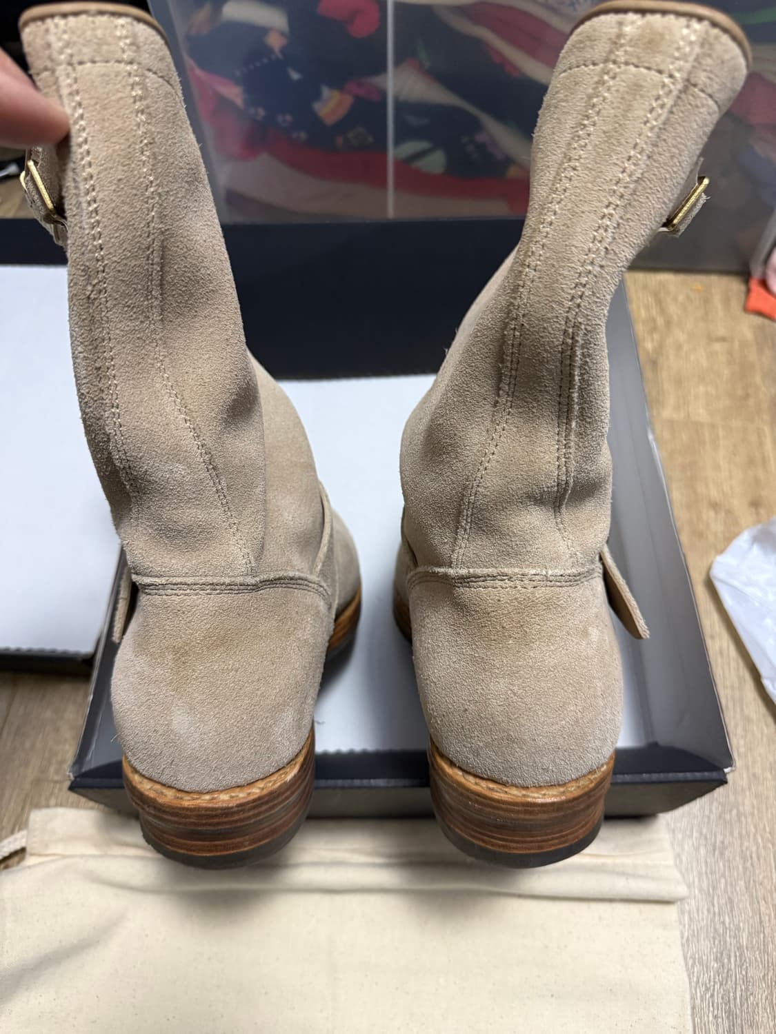 비즈빔 23SS T.W.O. Boots 투 부츠 엔지니어 부츠 샌드 상품이미지3