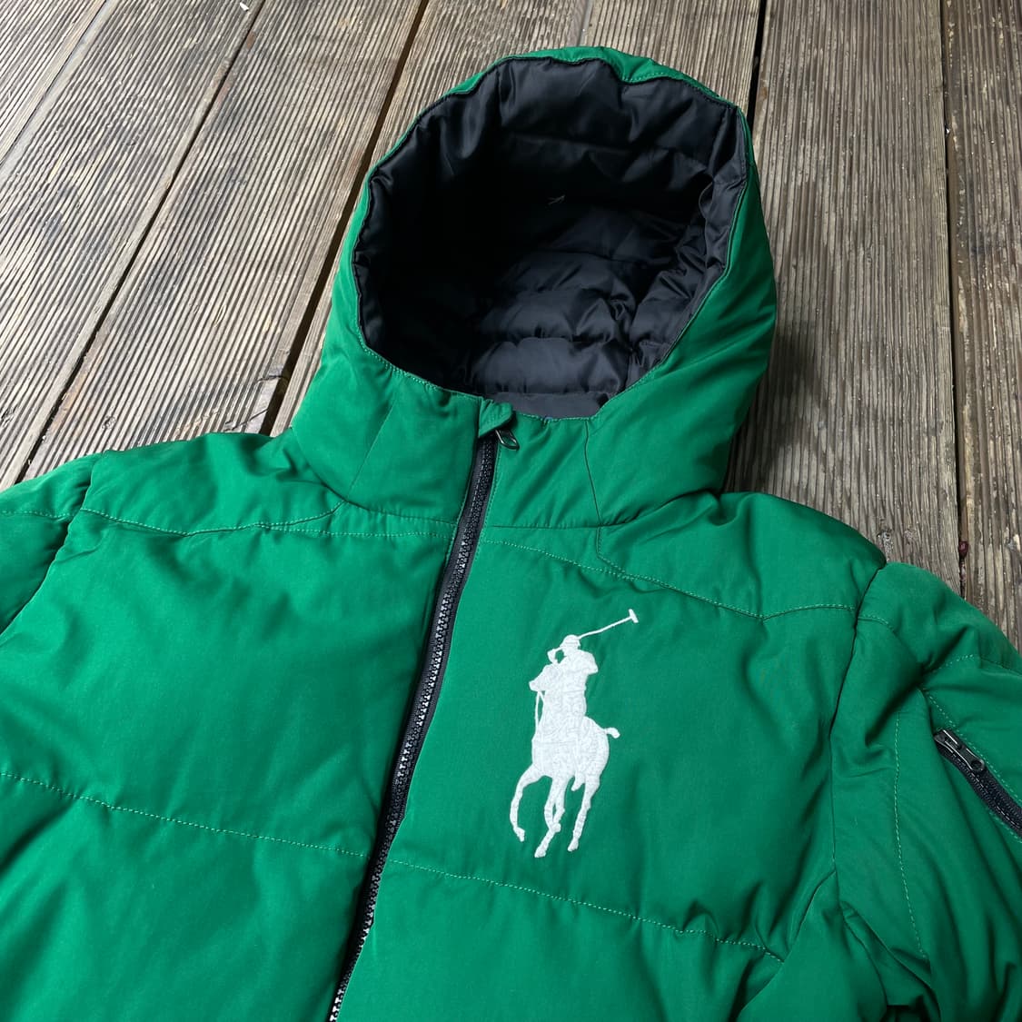 폴로 빅포니 패딩 그린 상품이미지2