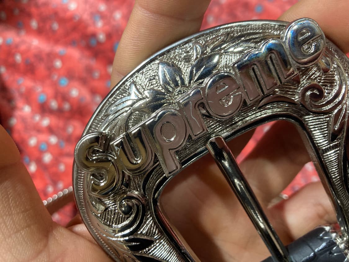 슈프림 X B.B 사이먼 스터드 벨트 블랙 상품이미지2