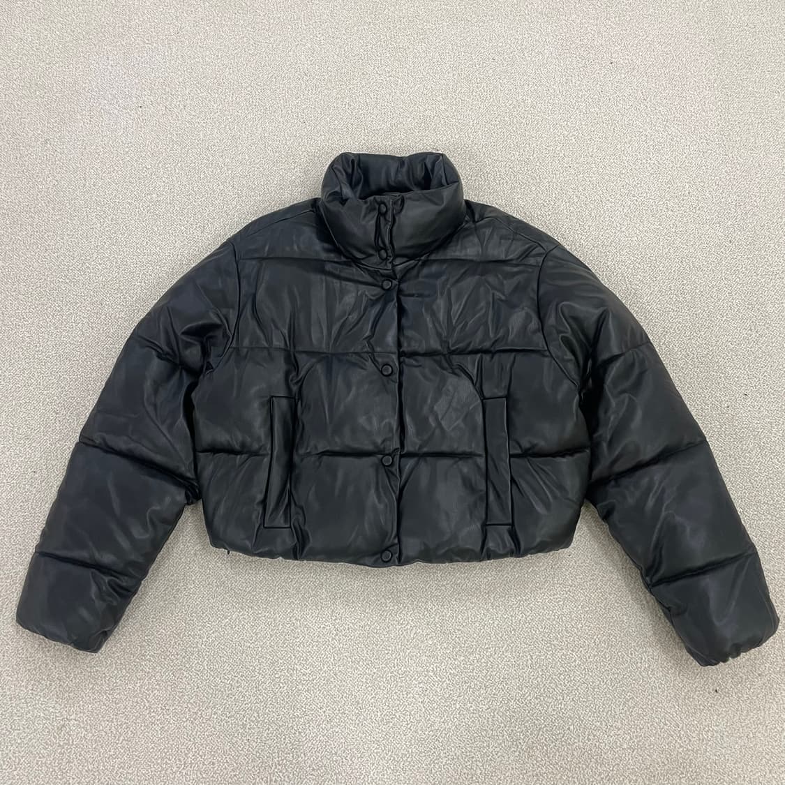 자라 가죽 푸퍼 재킷 1223HS1 상품이미지1