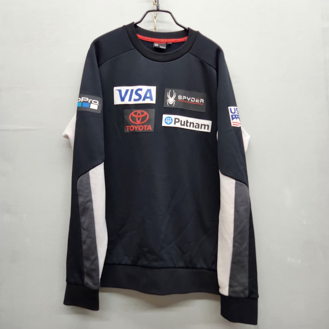 스파이더 스폰서 패치 맨투맨 M~L 상품이미지1