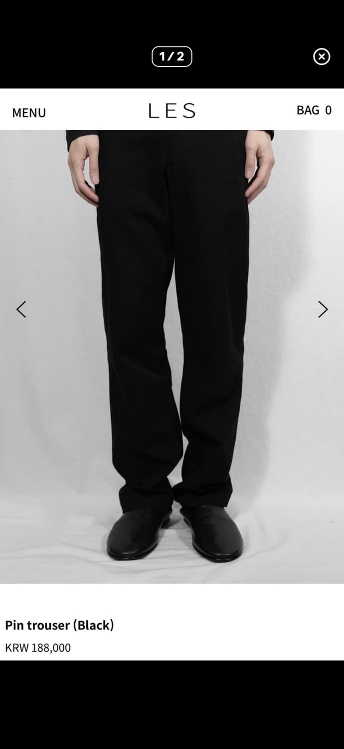 Les pin trousers 1size 상품이미지1