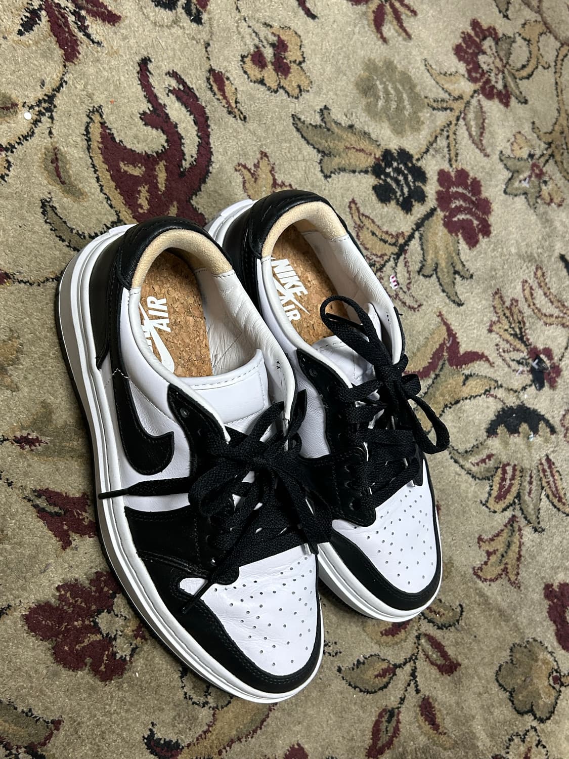  나이키 에어 조던 1 엘리베이트 로우 화이트블랙 240mm 상품이미지3