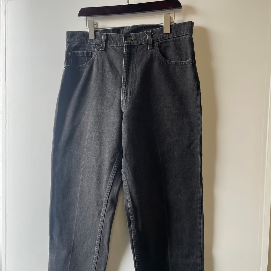 90s 리바이스 550 흑청 데님팬츠 상품이미지3