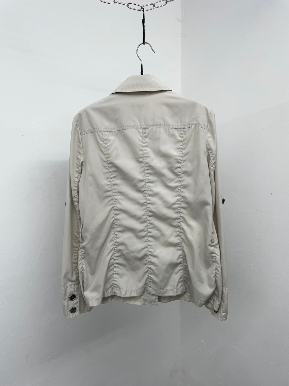 베이지 셔링 버튼 자켓  상품이미지7