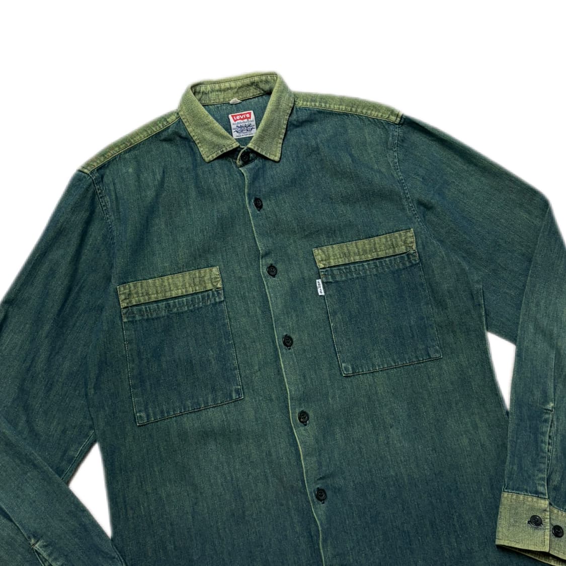 Levi’s white tab washing denim shirt  상품이미지2