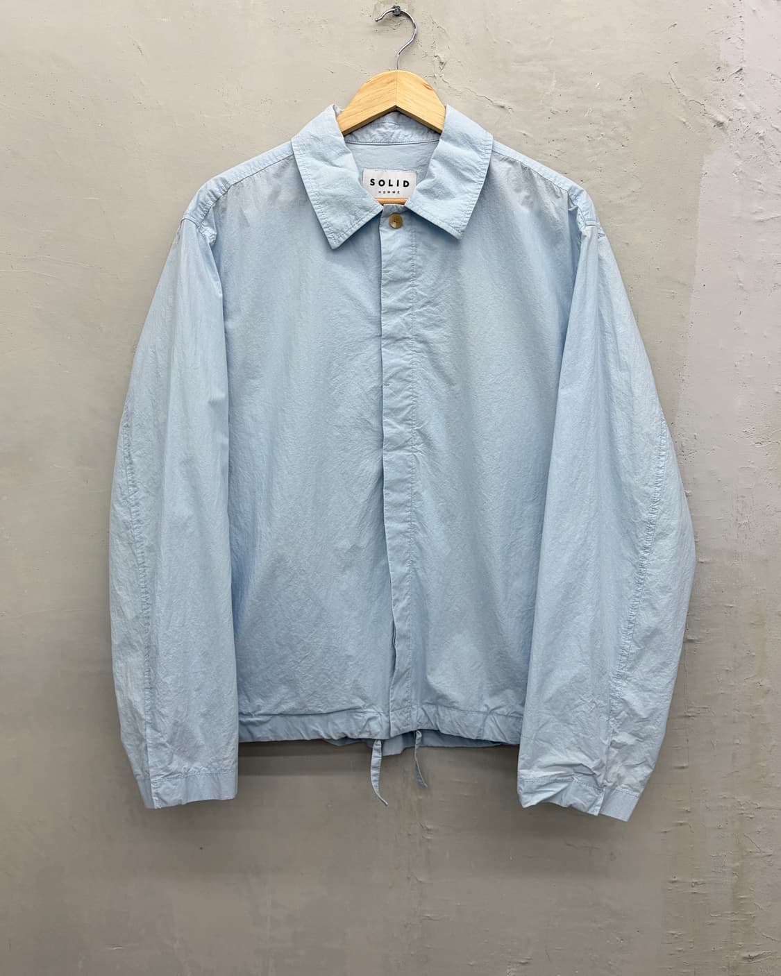 솔리드 옴므 코튼쉘 블루종 자켓 상품이미지1