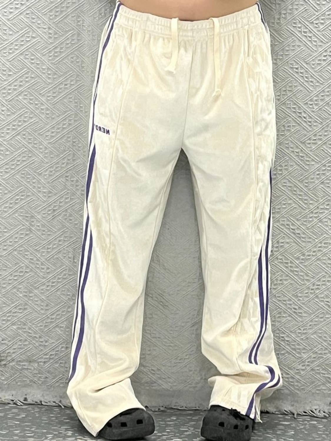 널디 사이드로고 벨벳 트레이닝 바지 L C06466 상품이미지1