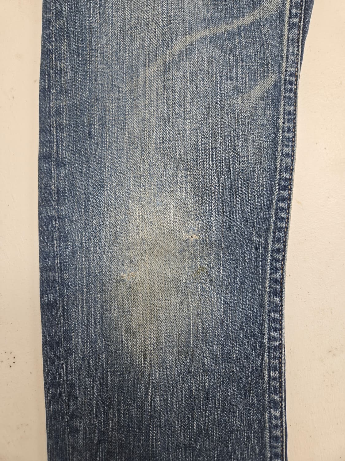 히스테릭 글래머 데님 부츠컷 청바지 데미지진 상품이미지5