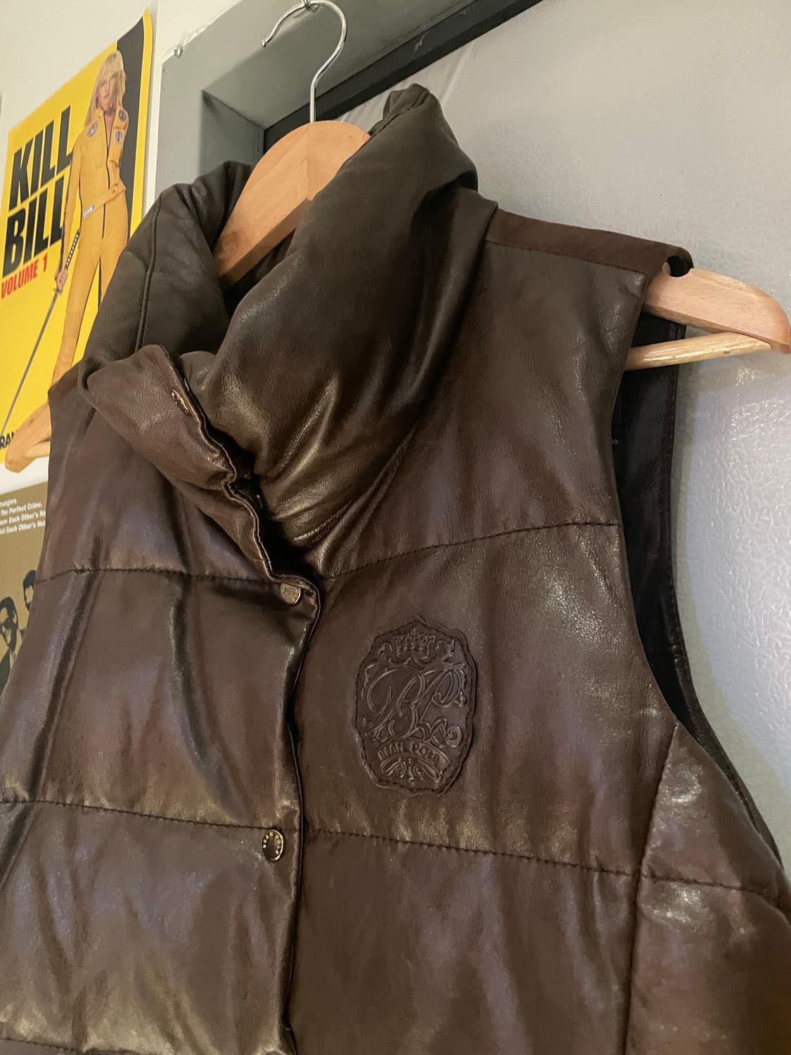 빈폴 양가죽 구스 베스트패딩 상품이미지4