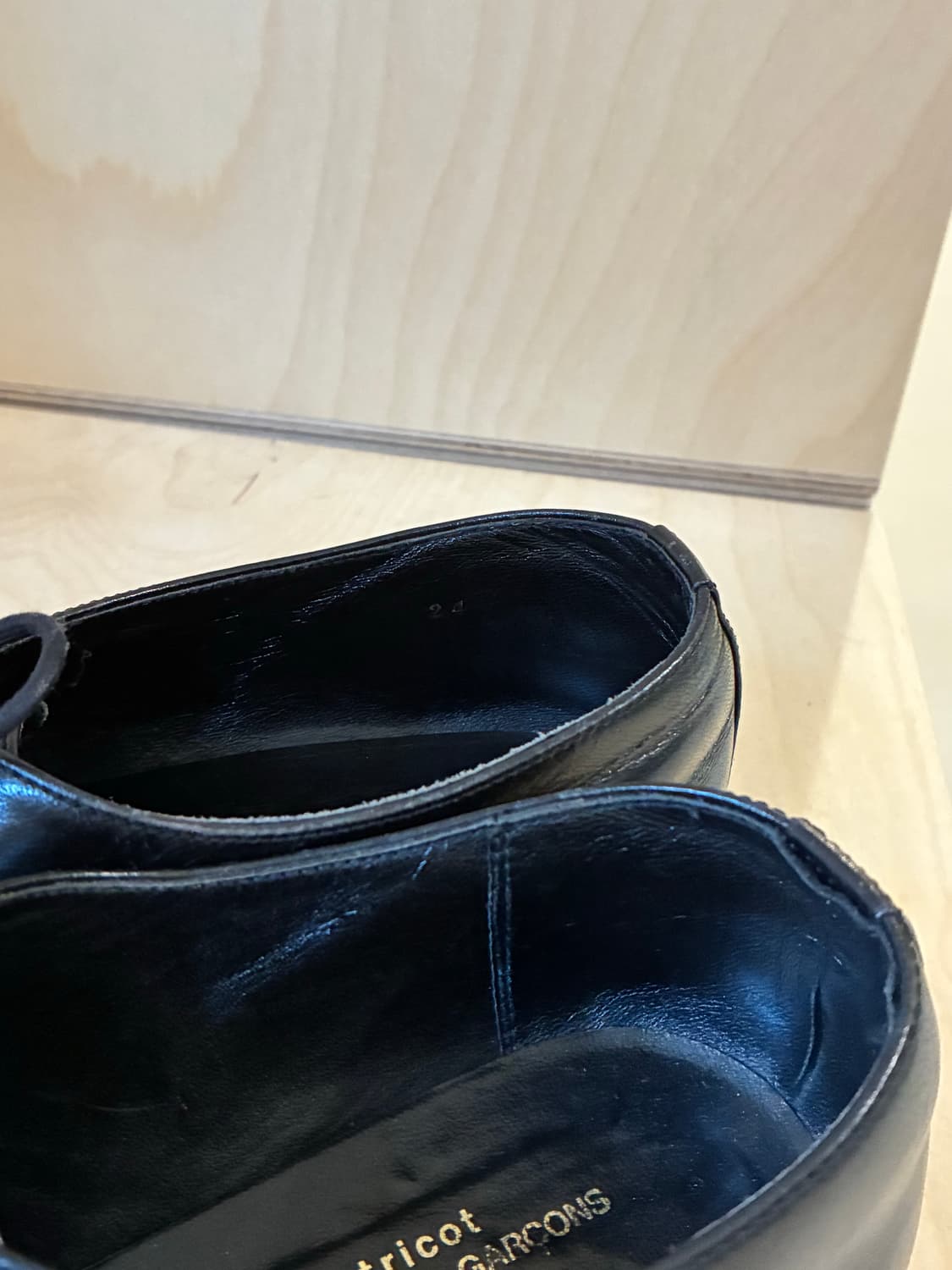 꼼데가르송 트리콧 구두 상품이미지8