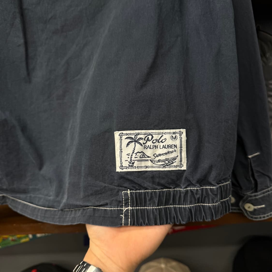 90s 폴로 랄프로렌 라이더 후드 포니로고 베이포트 스윙탑 자켓 N647 상품이미지9
