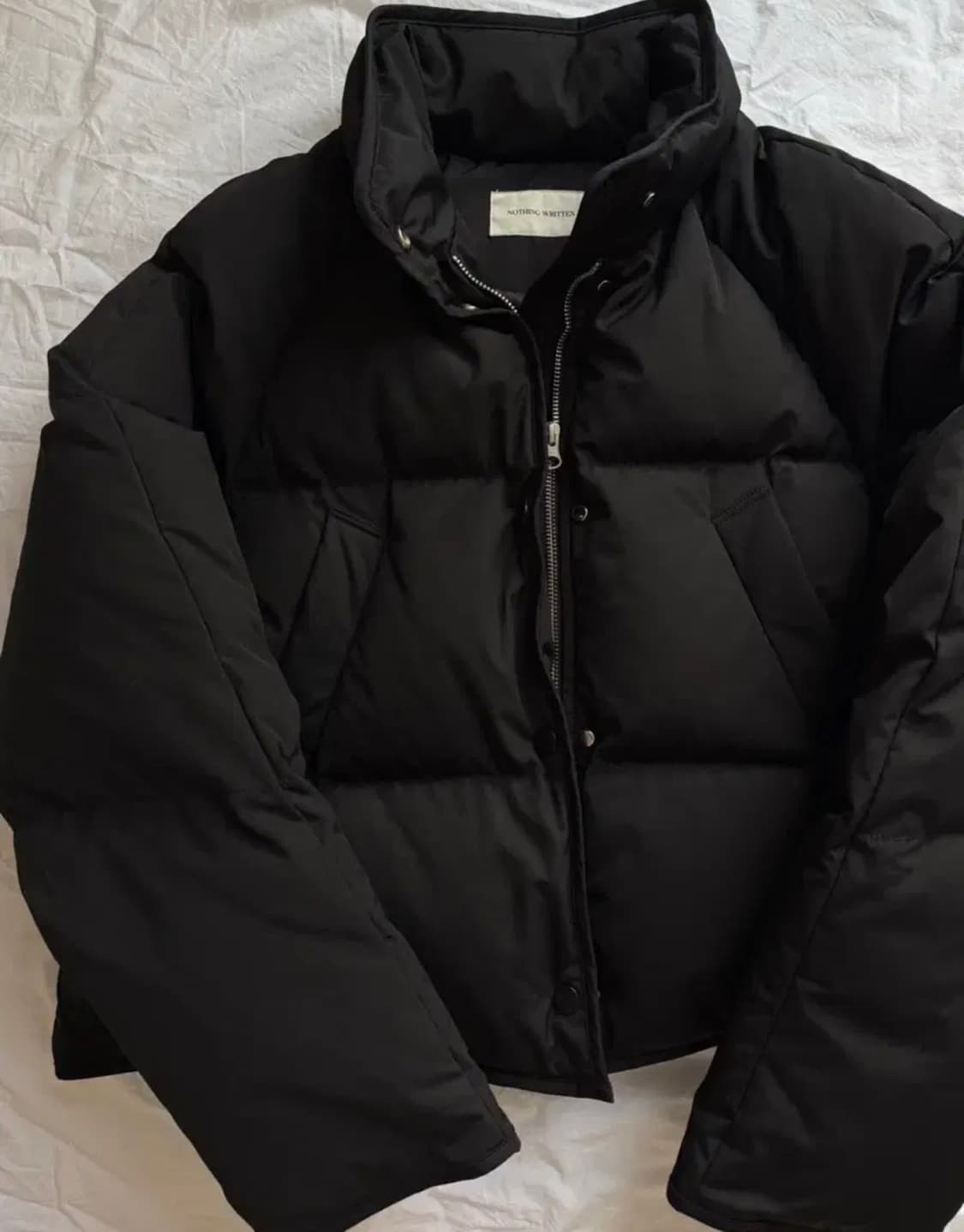 낫띵리튼 구스다운 패딩 블랙 상품이미지1