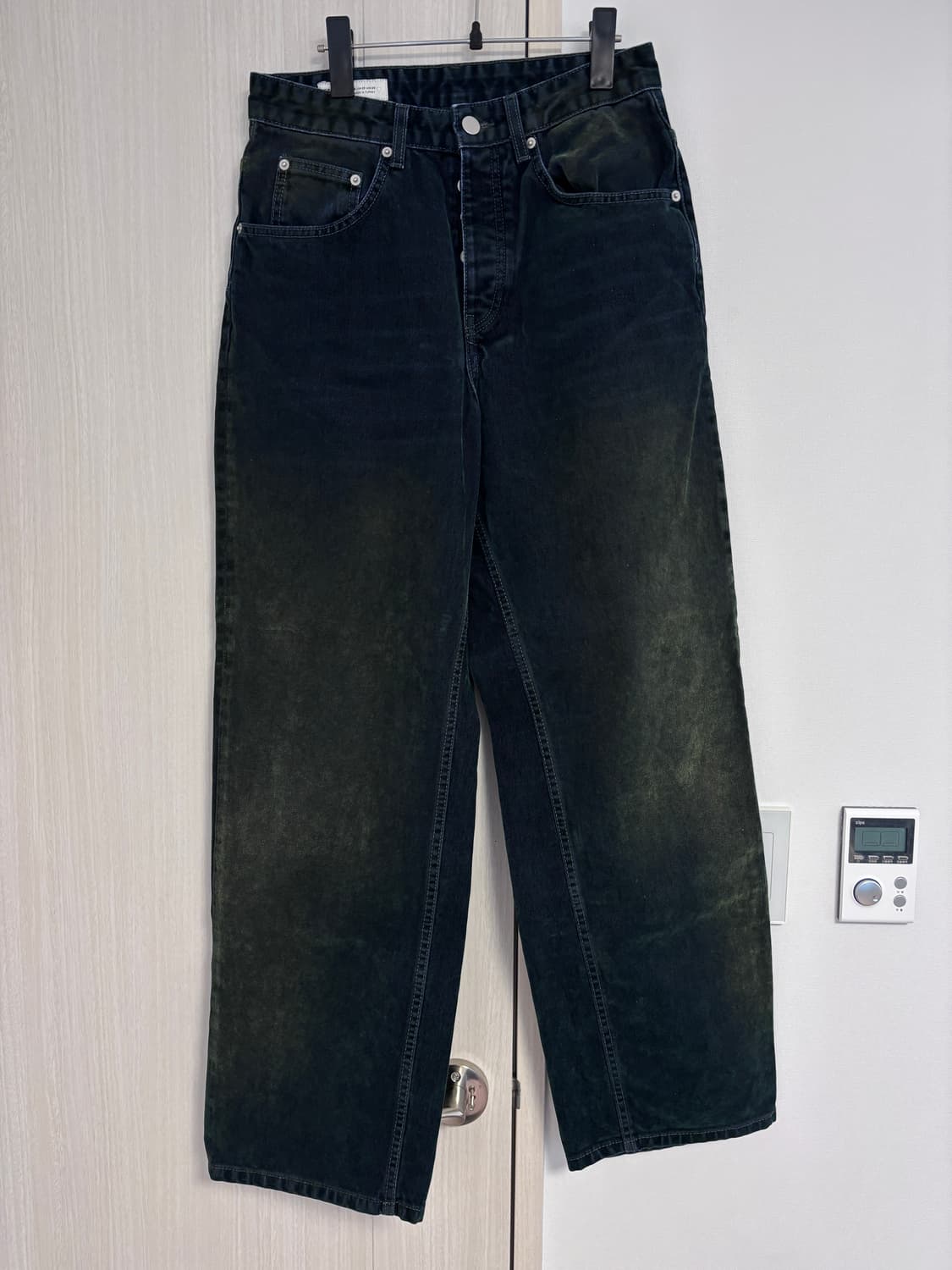 29 자라 ZARA 워싱 벨벳 데님 팬츠 상품이미지1