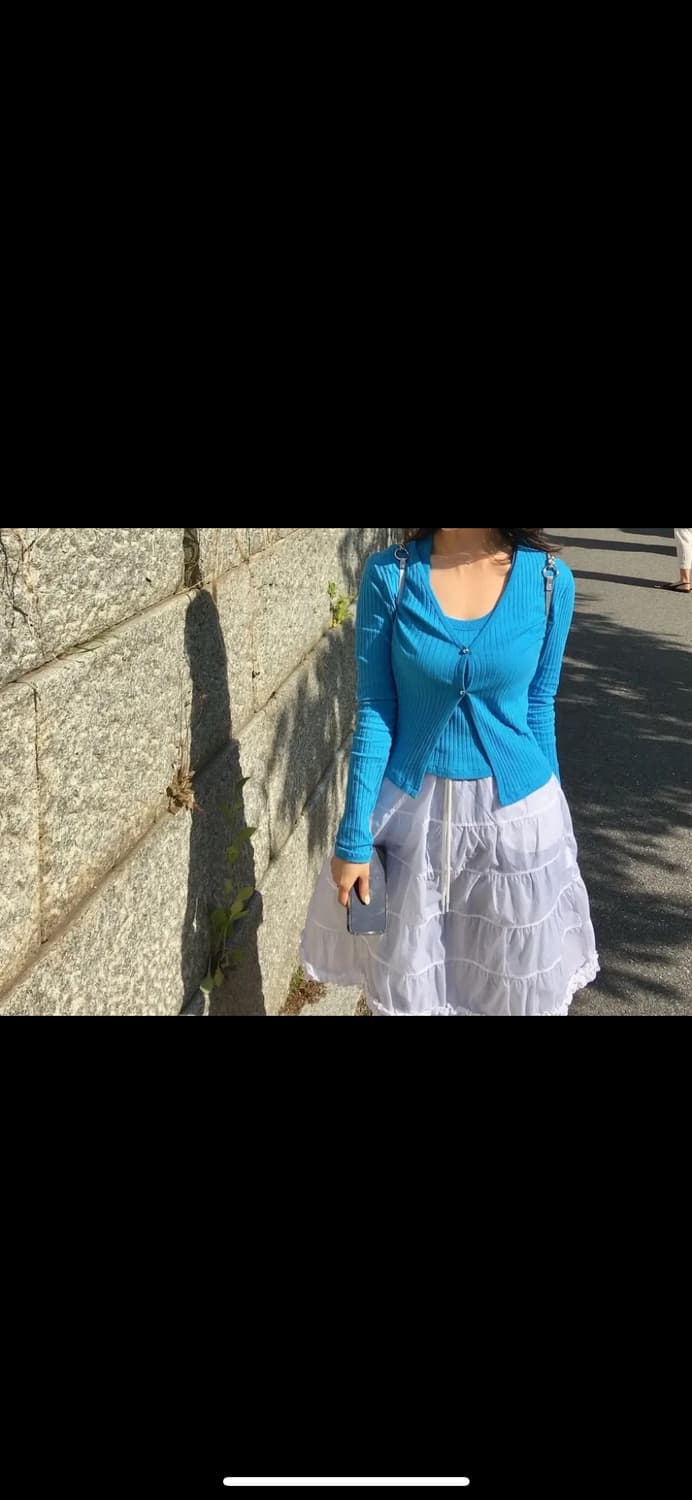 이로(iro) SILAS 립 가디건 화이트 S 상품이미지8