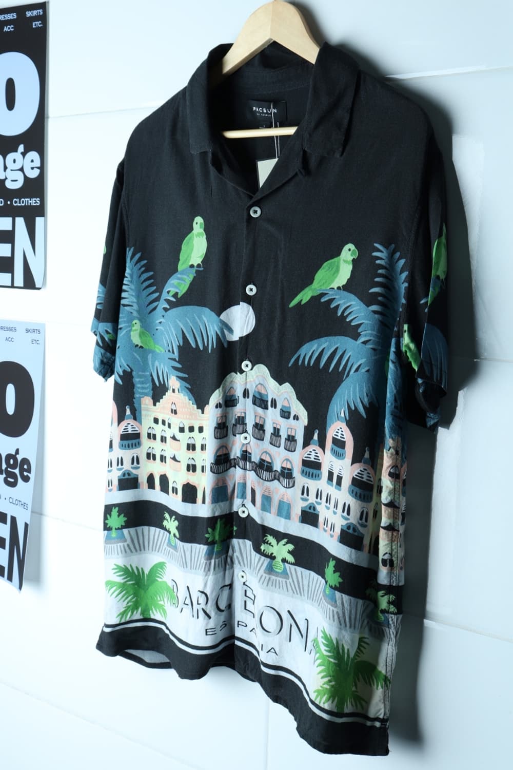 (L-2XL) 브랜드빈티지 반팔셔츠 남방 USA 하와이안 새-H33082 상품이미지1
