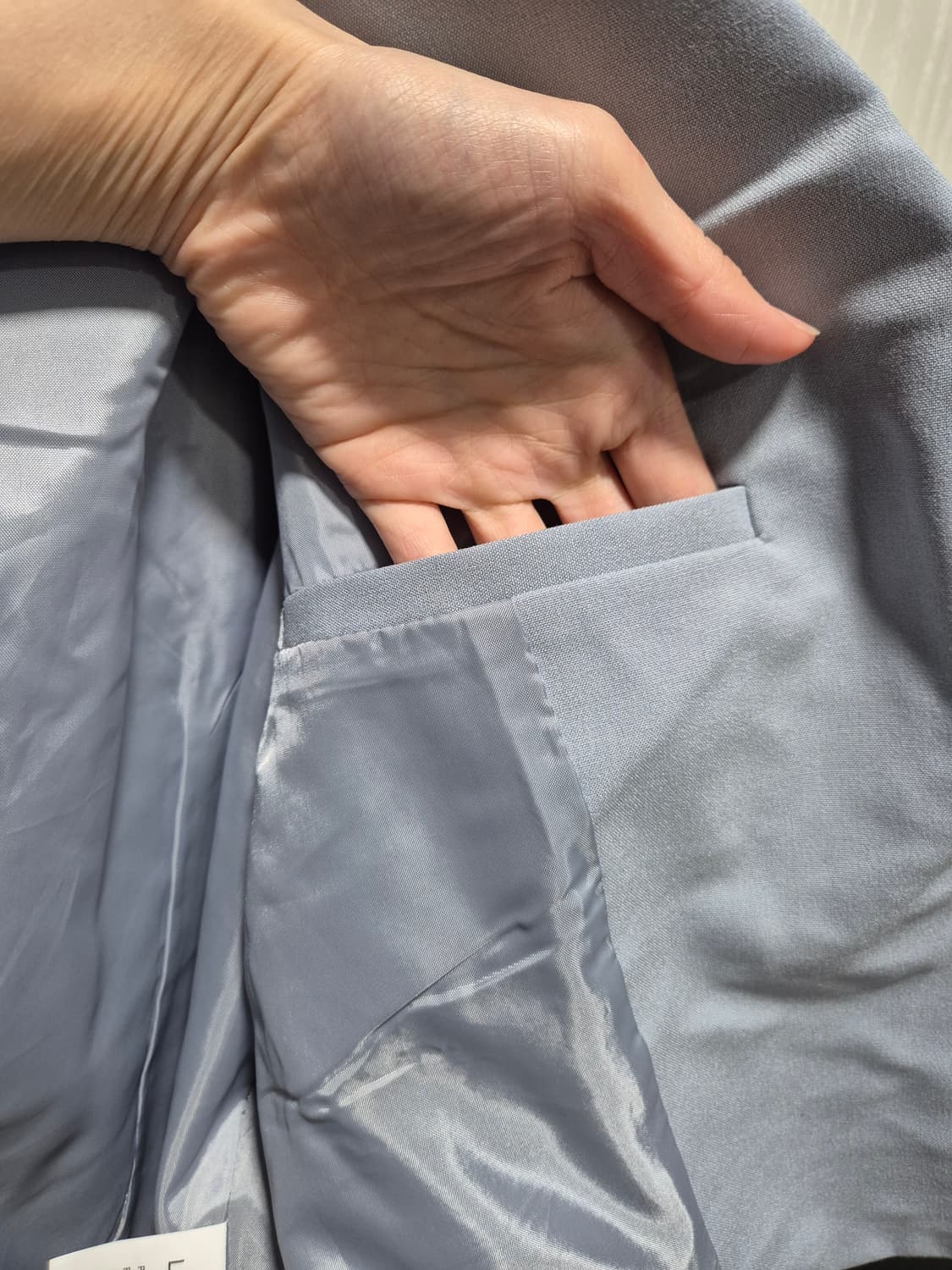 (세일)(새상품)LOING 크롭 자켓 소라색 상품이미지7