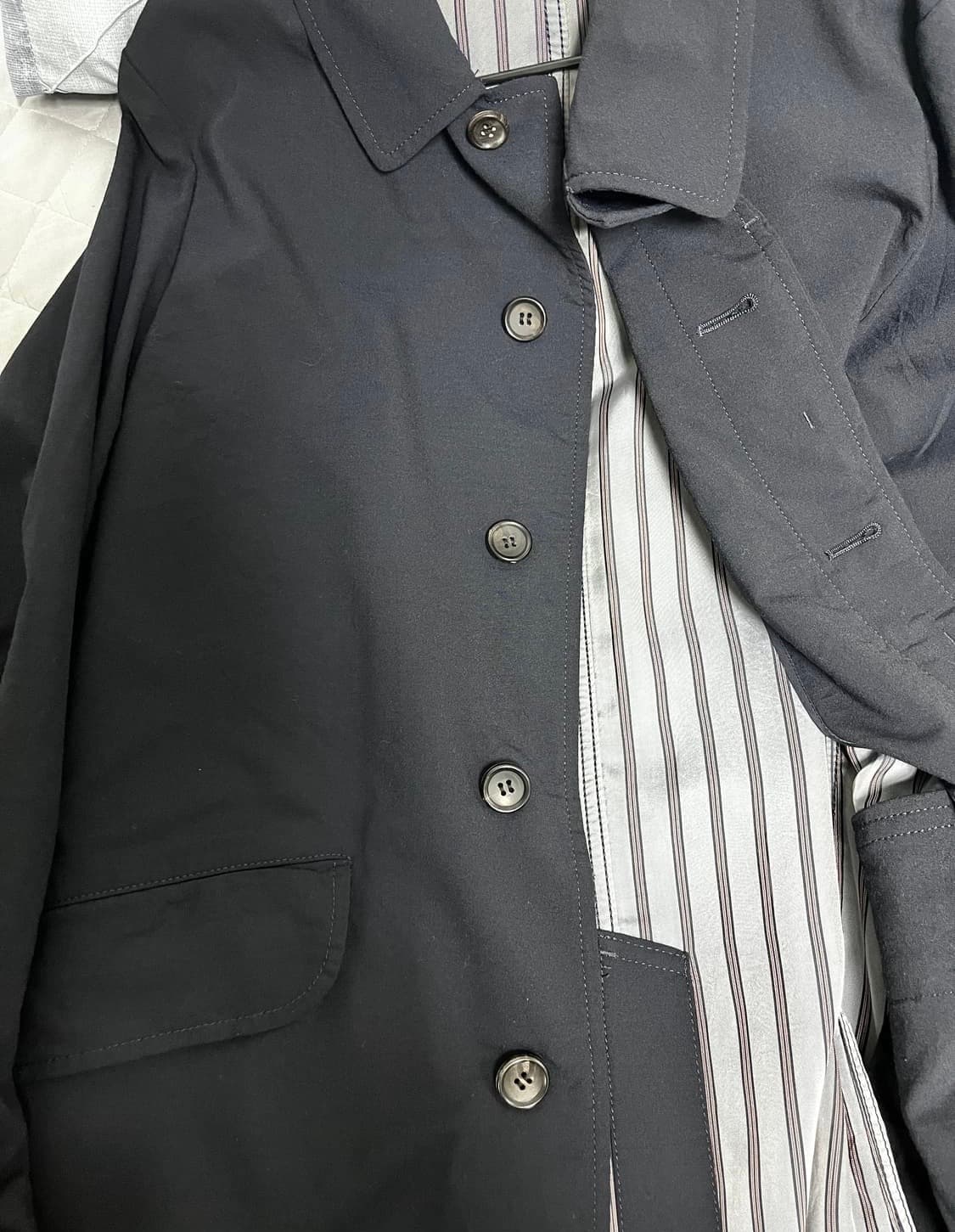 꼼데가르송 옴므 축융 코트 S 상품이미지5