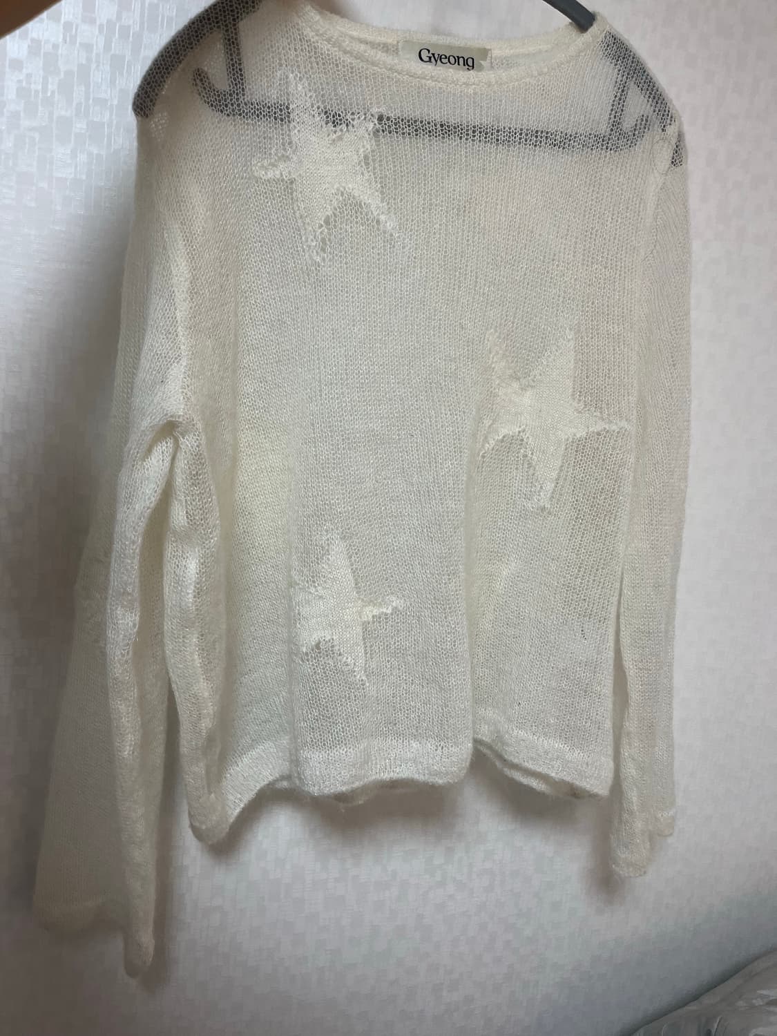 Gyeong 경 모헤어 별 니트 star mohair knit  상품이미지5