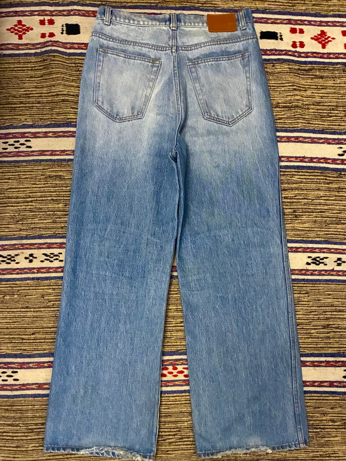 (S)RECTO 렉토 워시드 오가닉 와이드핏 데님팬츠 청바지 상품이미지5