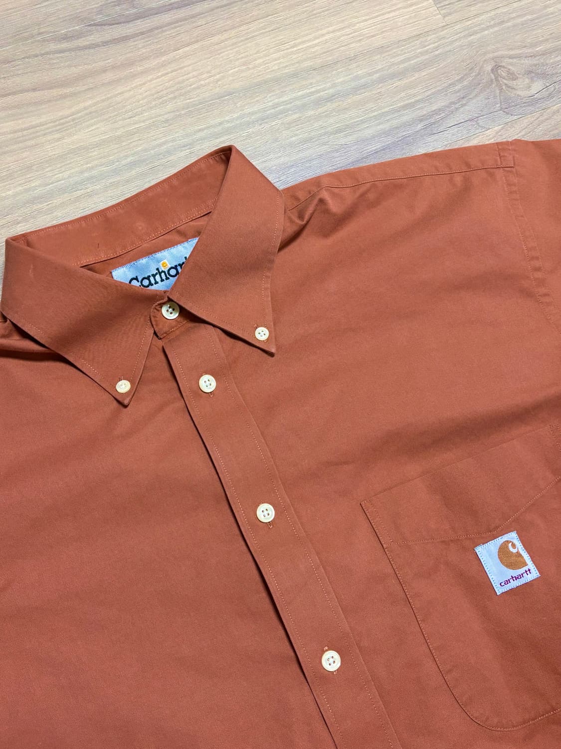 칼하트 셔츠 XL 브라운 상품이미지2