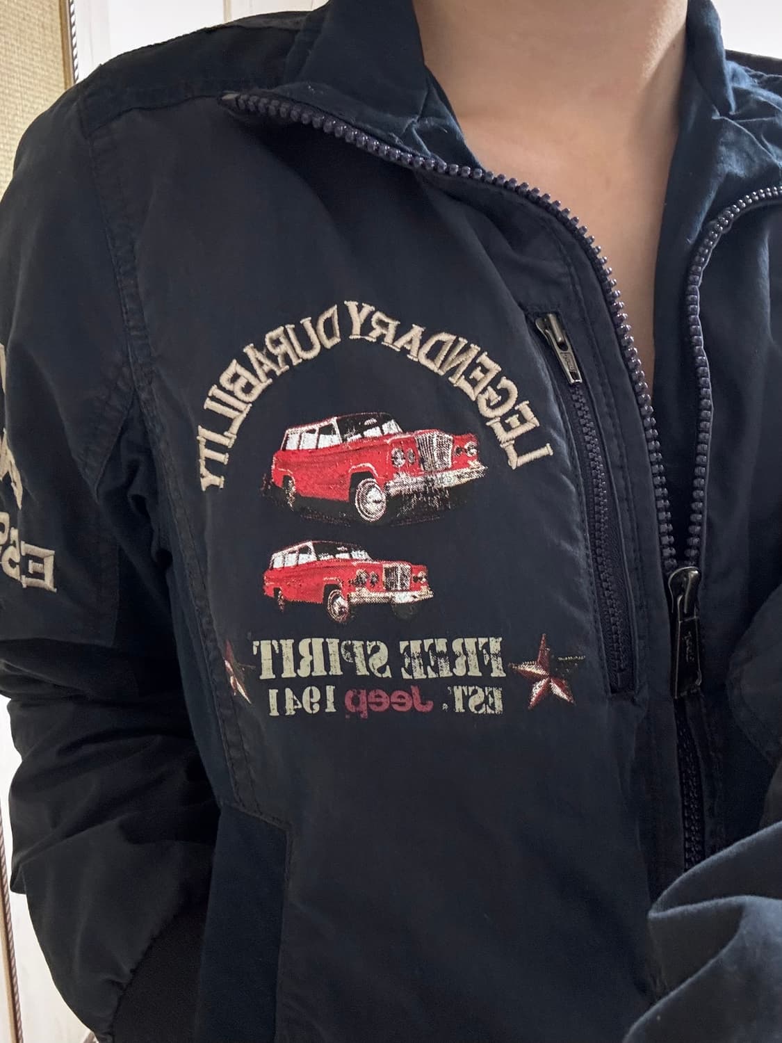 지프 빈티지•Y2k 자수 집업 상품이미지4