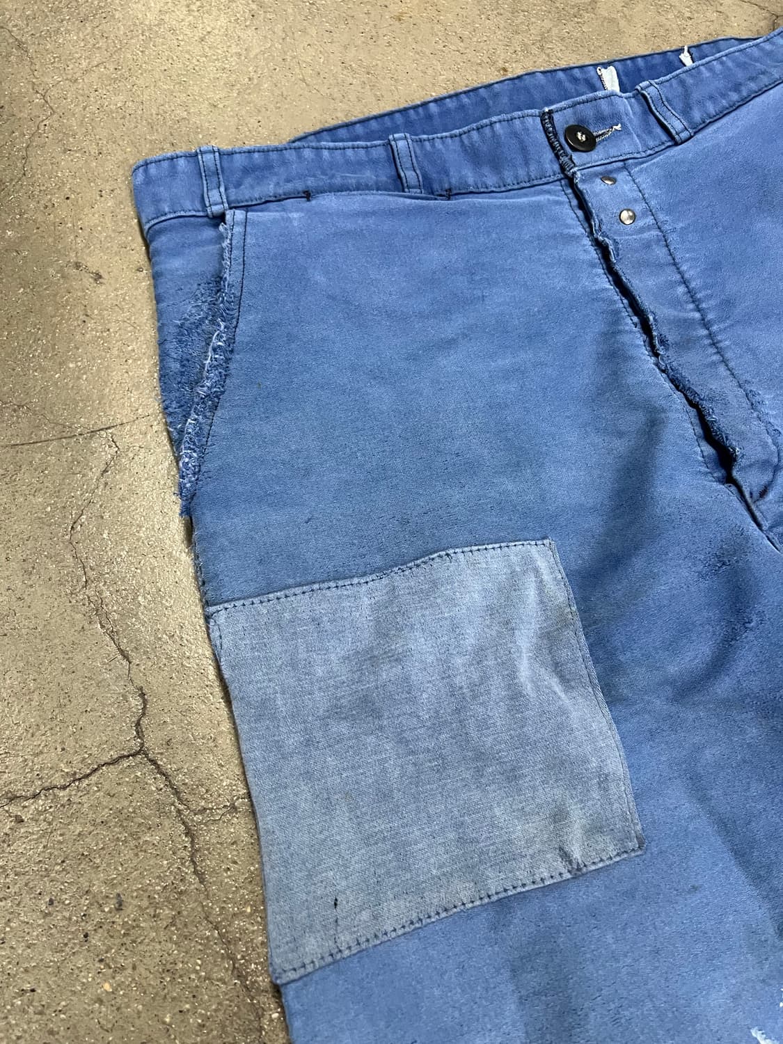 OLD VINTAGE HARD FADED 프렌치몰스킨워크팬츠 상품이미지5
