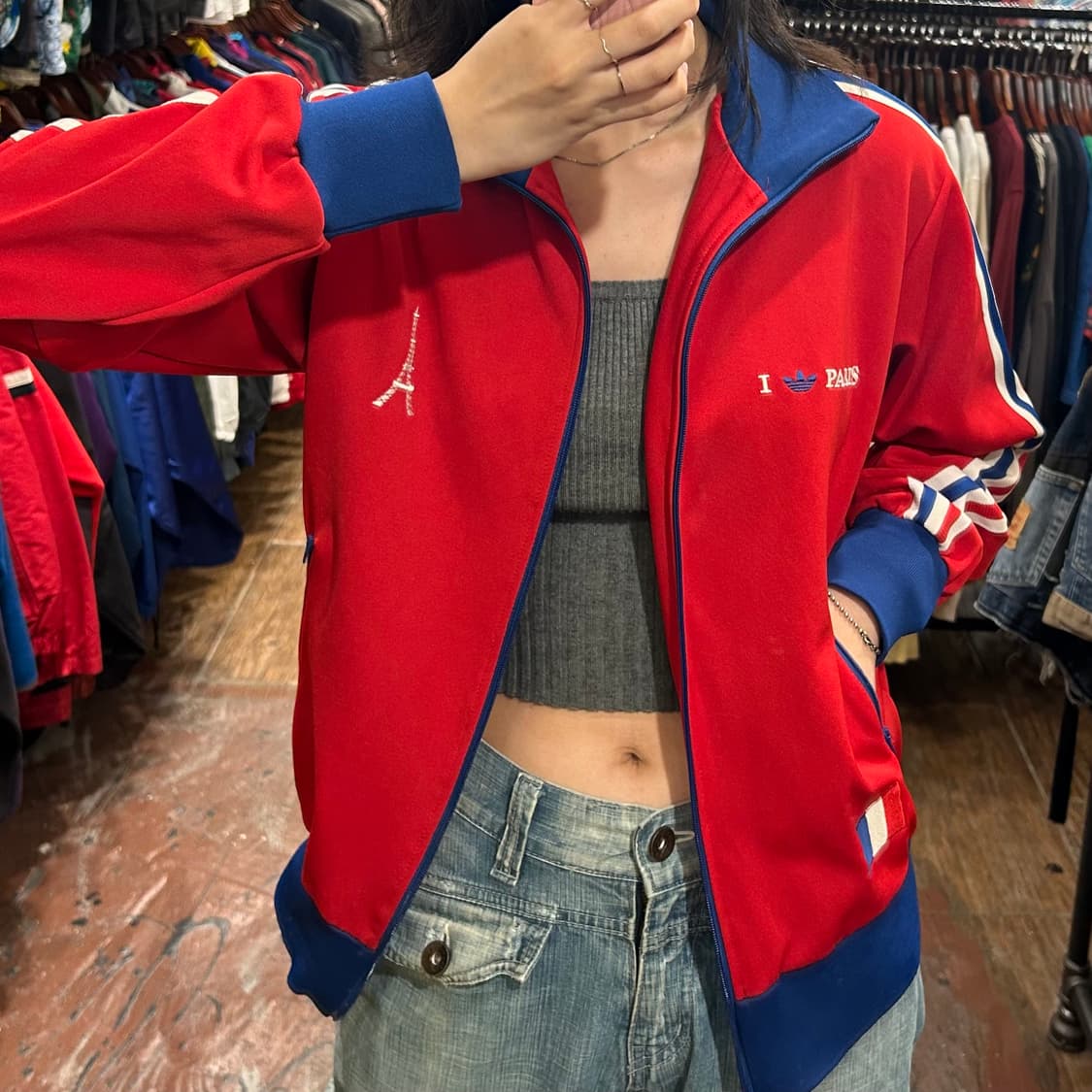 아디다스 져지 파리 에펠탑 져지  상품이미지4