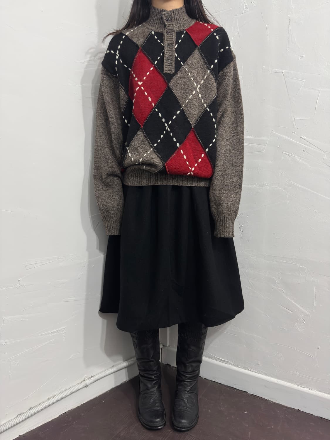 g-stage argyle knit 상품이미지3