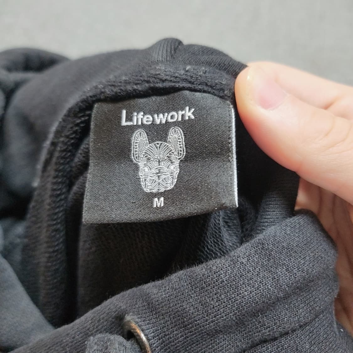 [M] 라이프워크 오버핏 후드티 상품이미지4