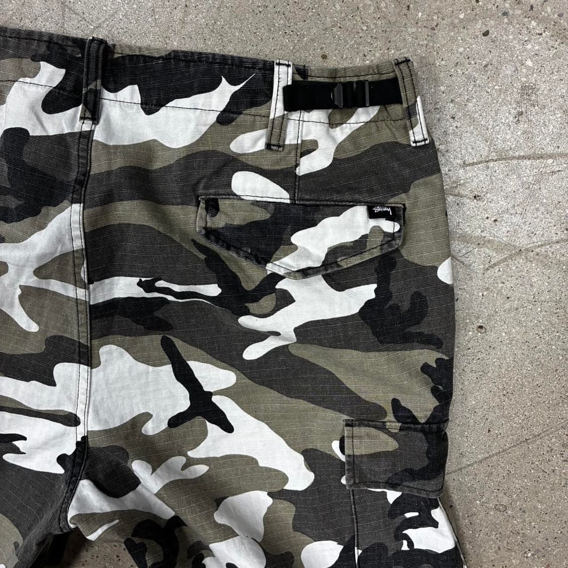 스투시 카모 카고팬츠 M 상품이미지4