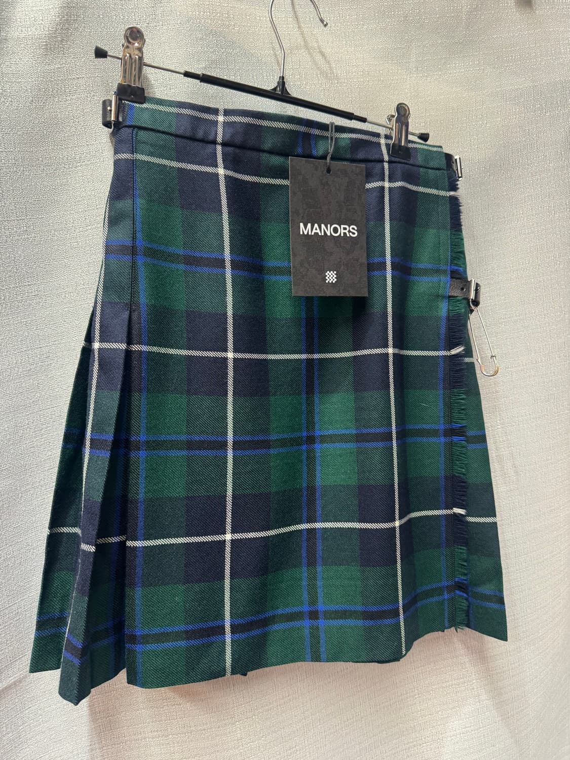 매너스x 로캐런 스코틀랜드 울 미니 킬트스커트타탄 킬트 스커트24~25 상품이미지1
