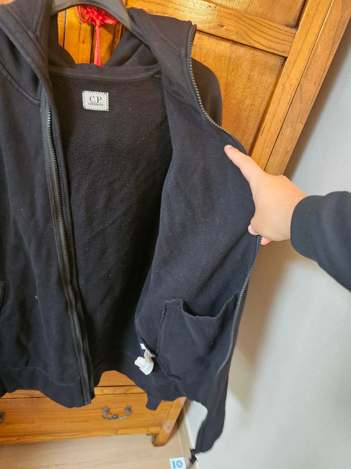 xl사이즈 씨피 cp컴퍼니 후드 집업 자켓 팔아요 엑라사이즈 상품이미지3