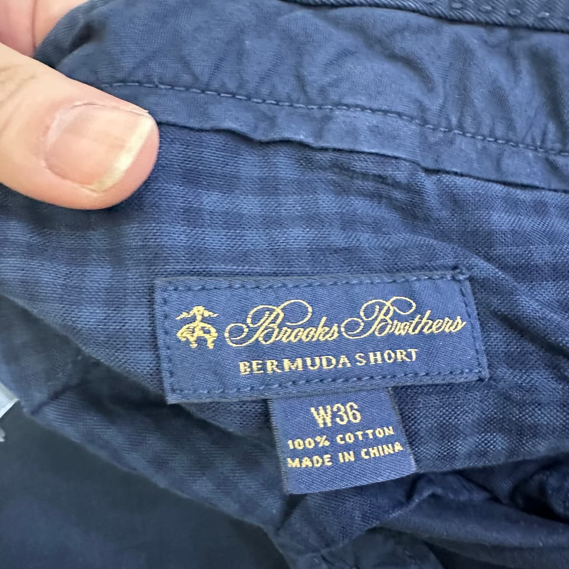 36 브룩스브라더스 코튼 버뮤다 쇼츠 0401D 상품이미지2