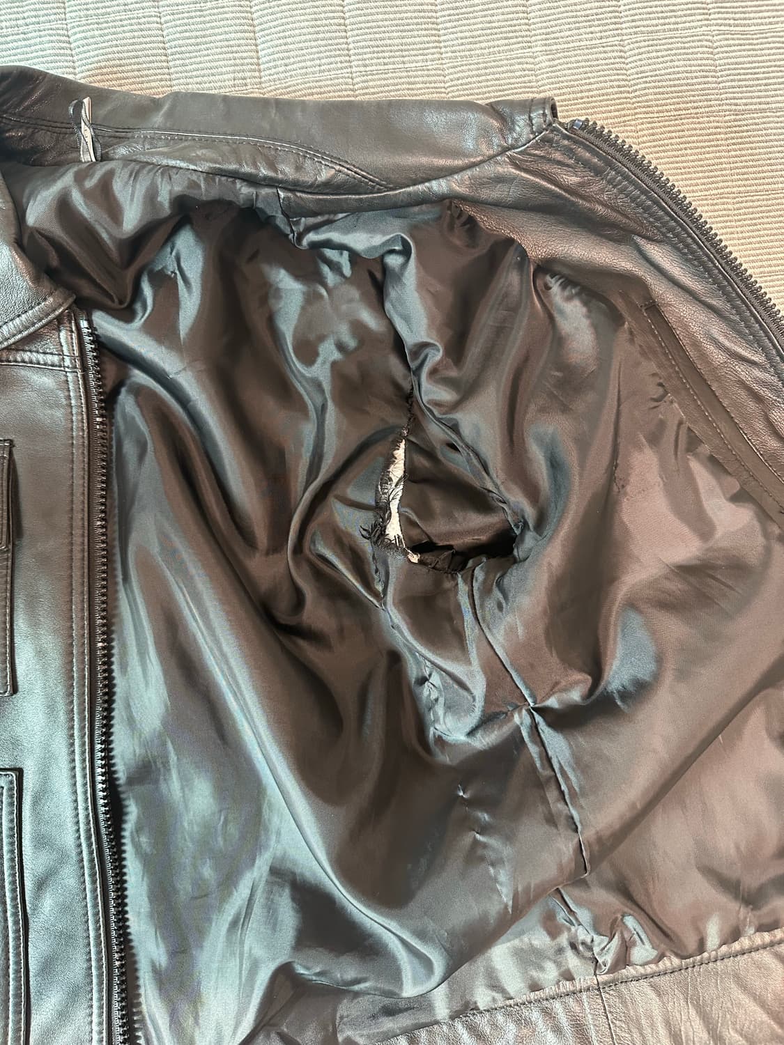 램스킨 양가죽 레더 자켓 상품이미지6