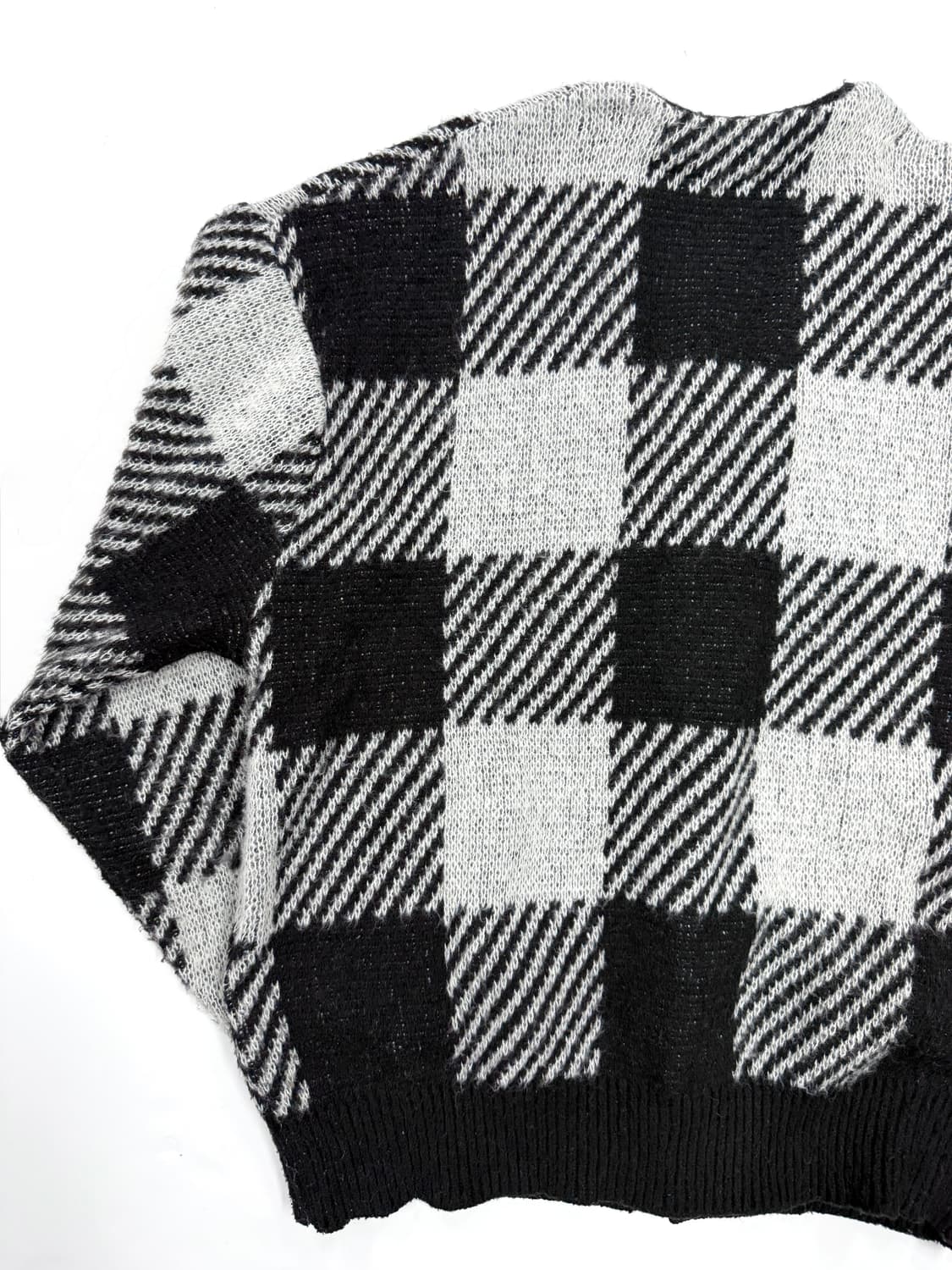 Beverly Hills Polo Club 체크 니트 가디건 상품이미지4