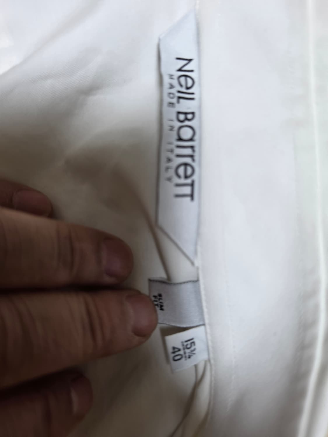 닐바렛화이트메쉬셔츠 15  3/4 상품이미지5