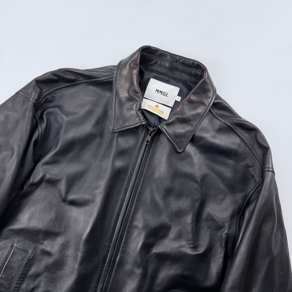 MMGL 이탈리아 램스킨 투웨이 레더자켓 상품이미지2