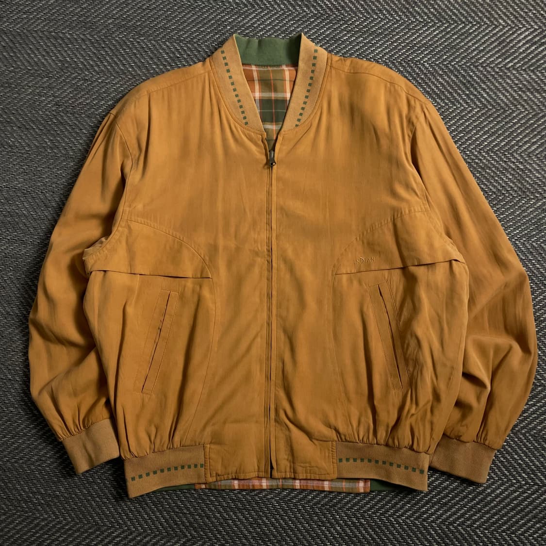 90s INDIAN 아카이브 블루종 봄버 자켓 y 4422 상품이미지2