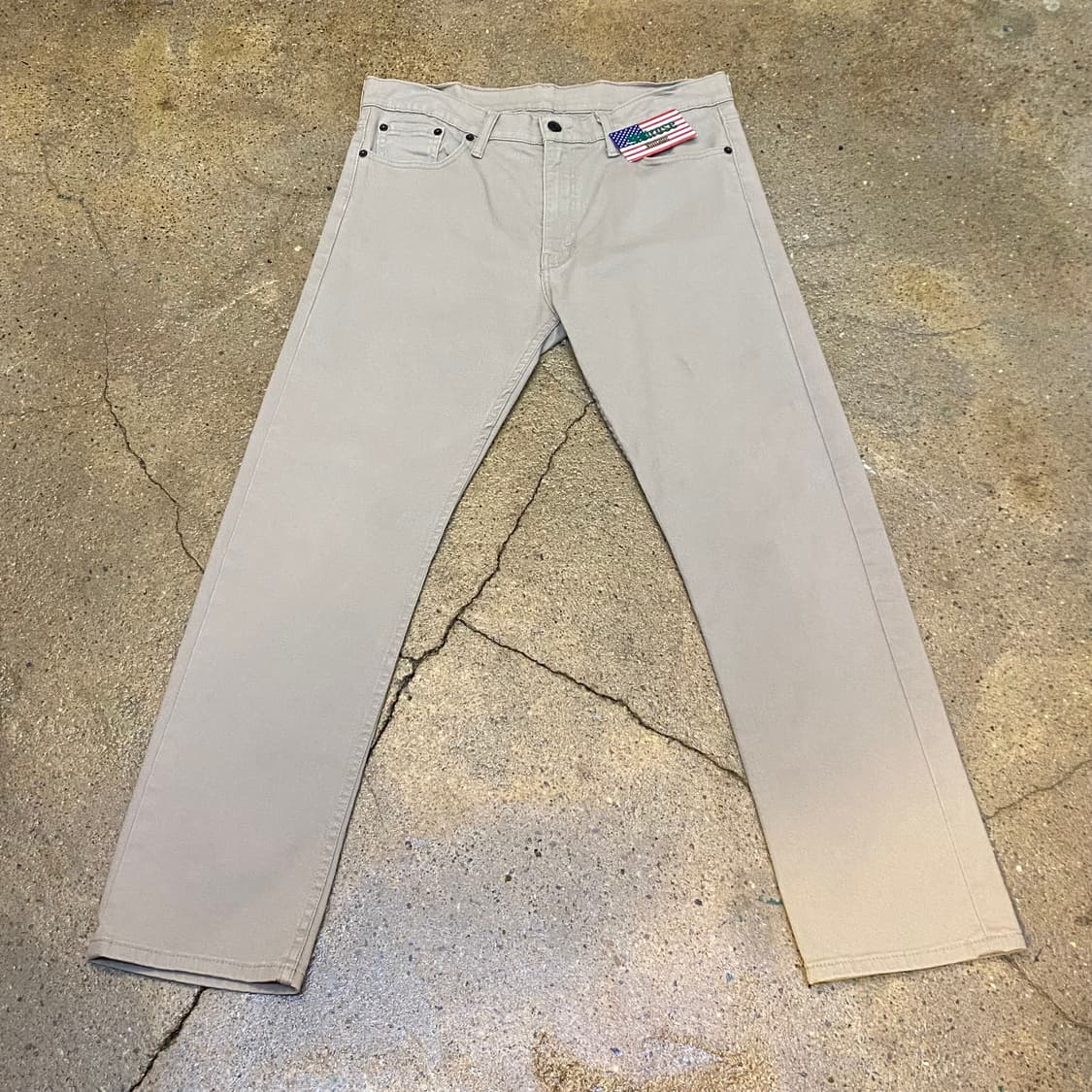 빈티지 리바이스 513 베이지진 청바지 상품이미지1