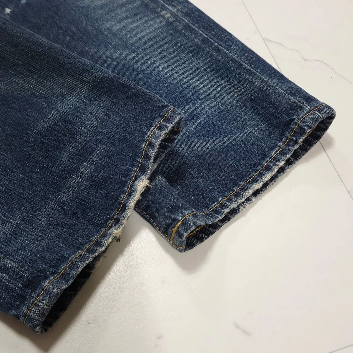 32~33)POLO 폴로 랄프로렌 스트레이트 워시드 데님 팬츠 청바지 상품이미지6