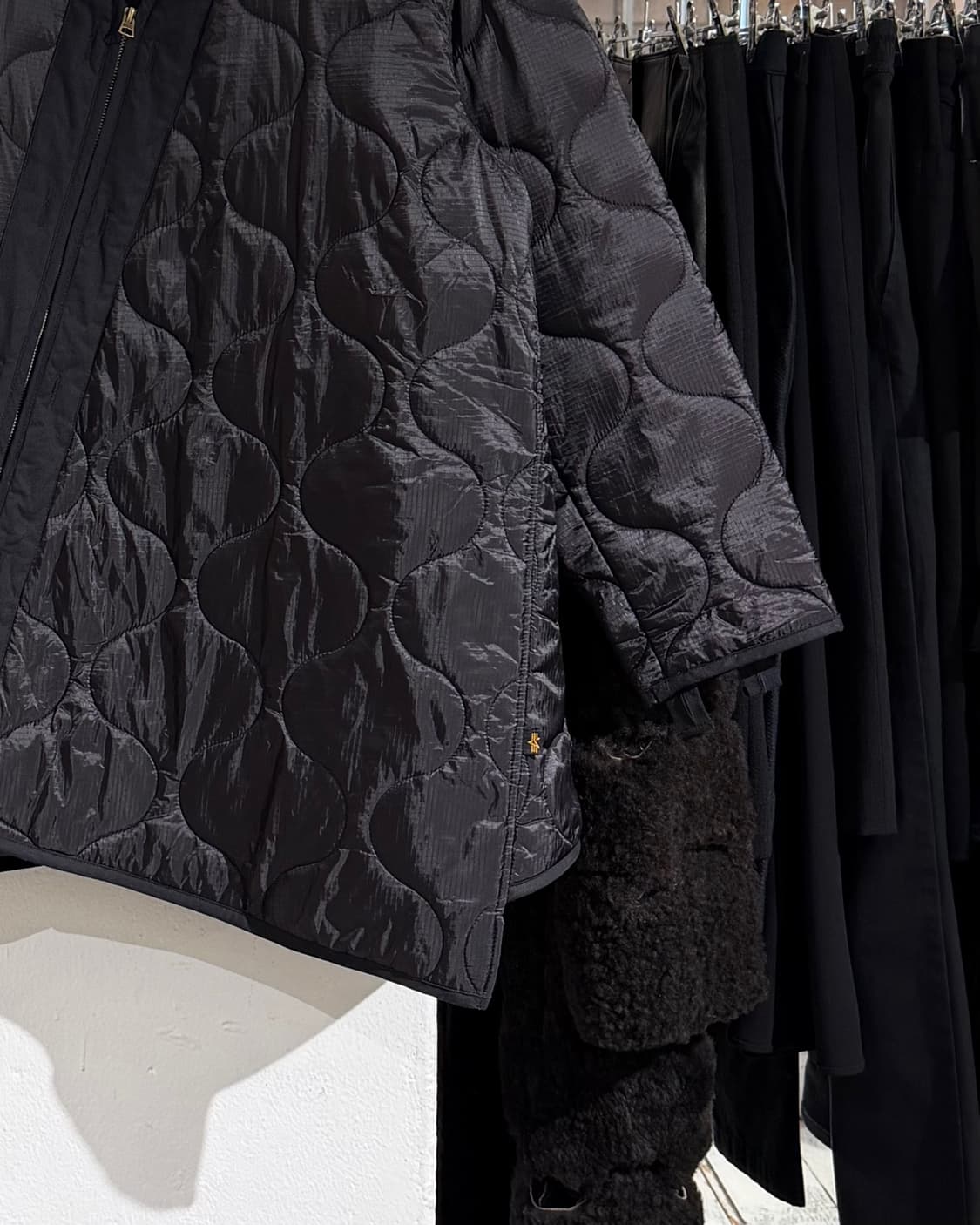 CDG x 알파 인더스트리 블랙 퀼팅 라이너 자켓 상품이미지6