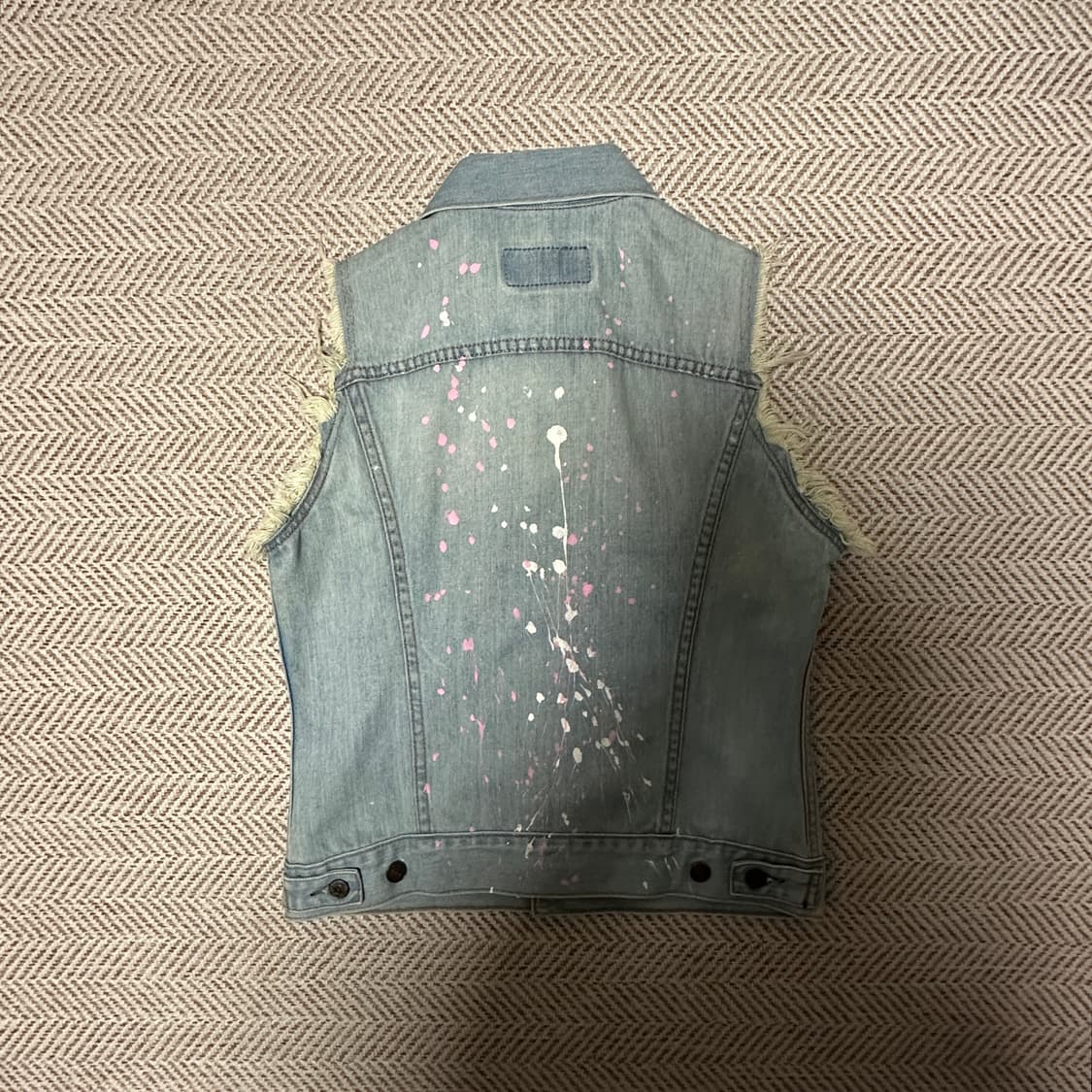 LEV'S 78500 painting denim vest 상품이미지2