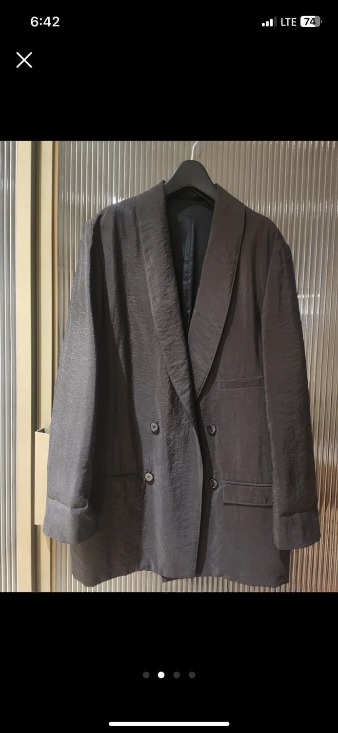 르메르 SILK BLEND 더블 블레스트 자켓 상품이미지2