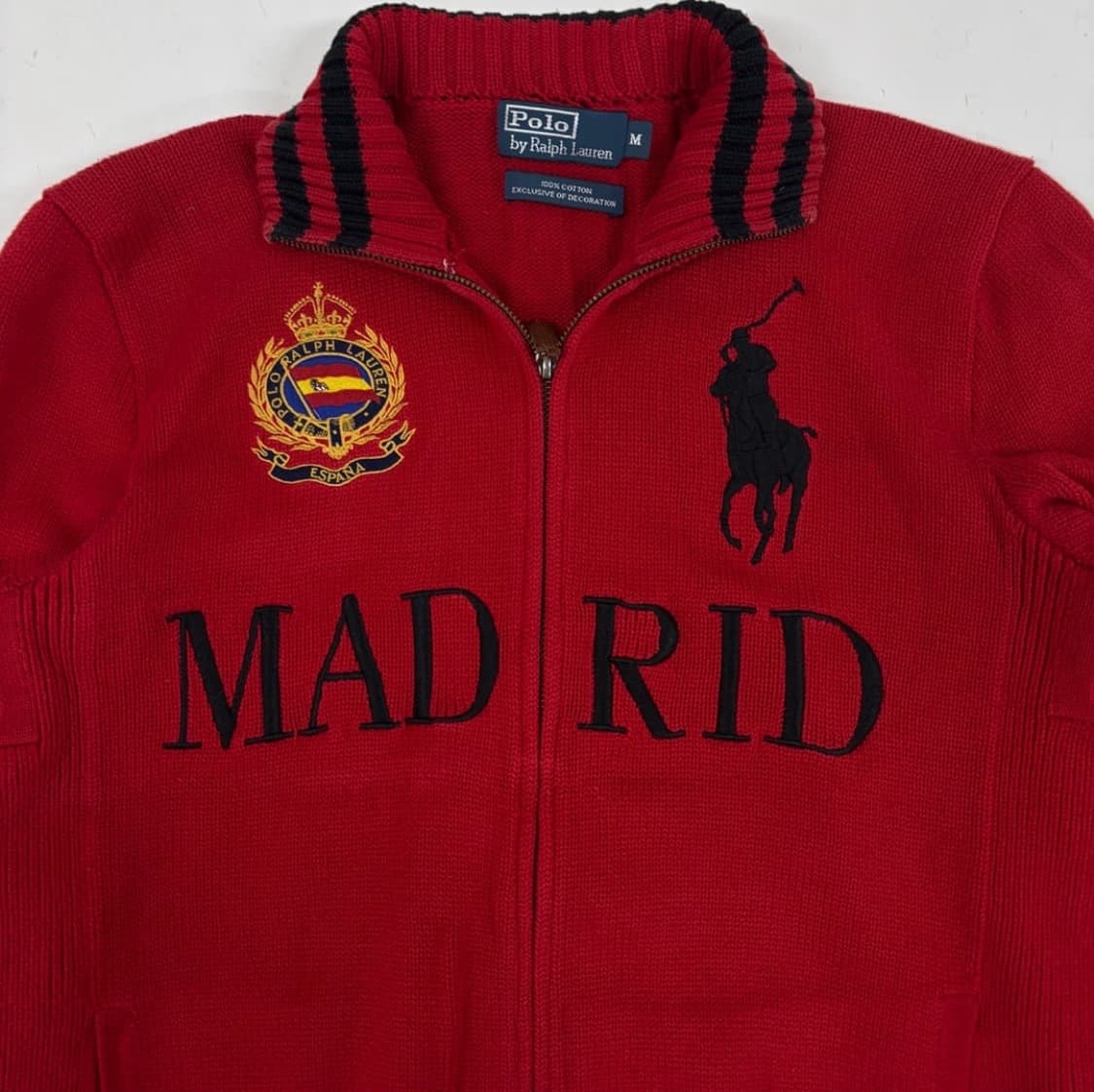 폴로 빅포니 마드리드 니트 집업 상품이미지2