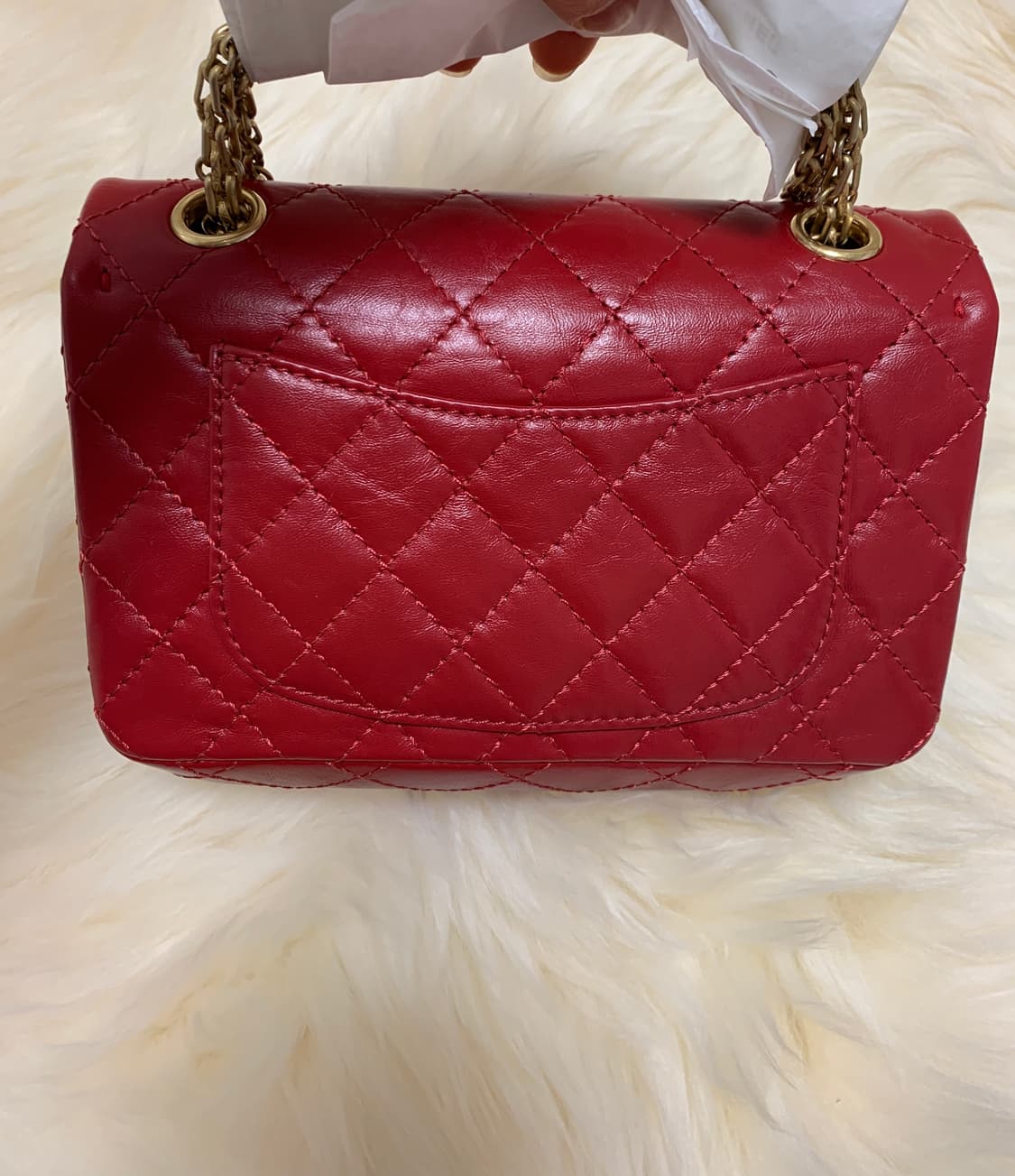 샤넬 빈티지 미니 레드  상품이미지9