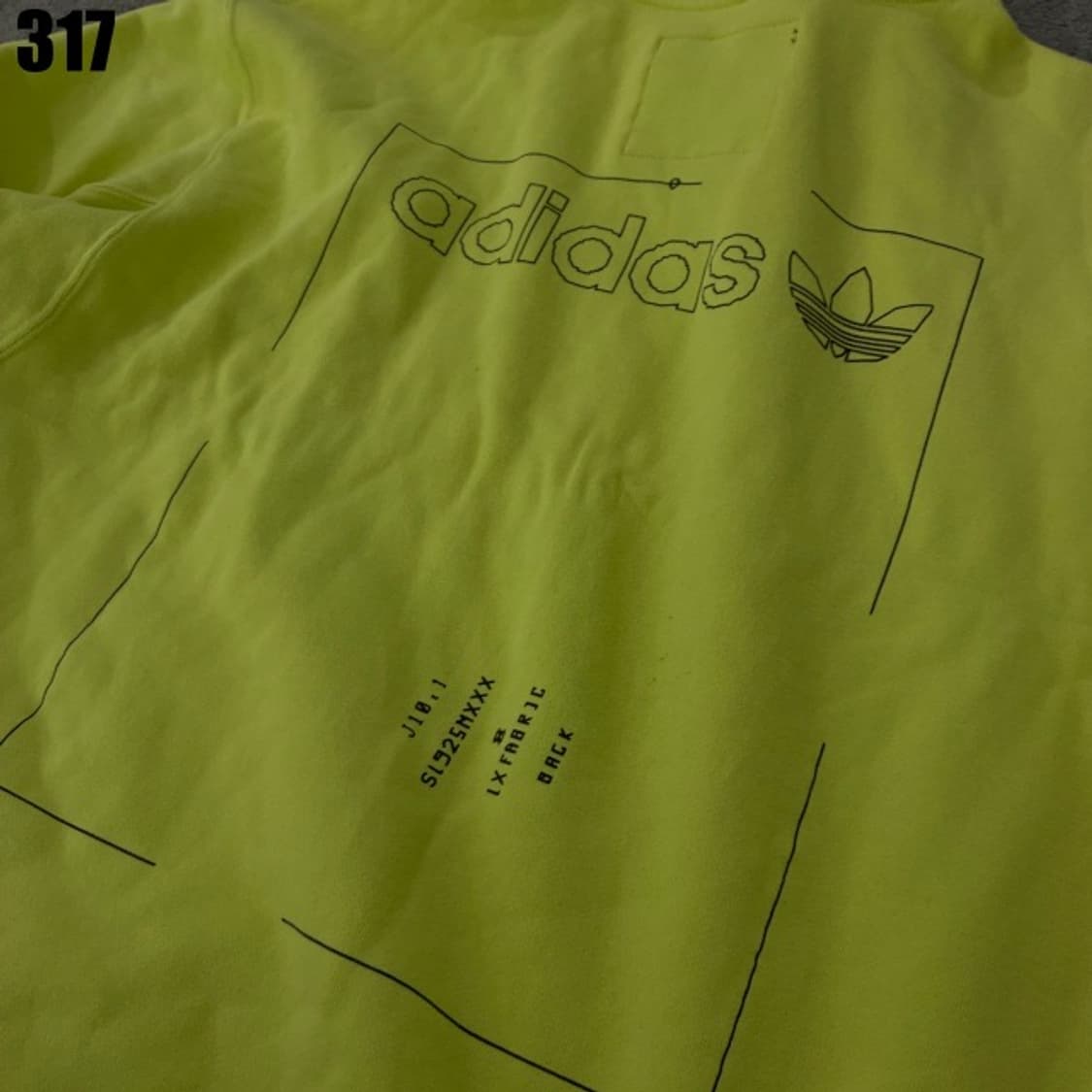 아디다스 형광 후드집업 상품이미지2