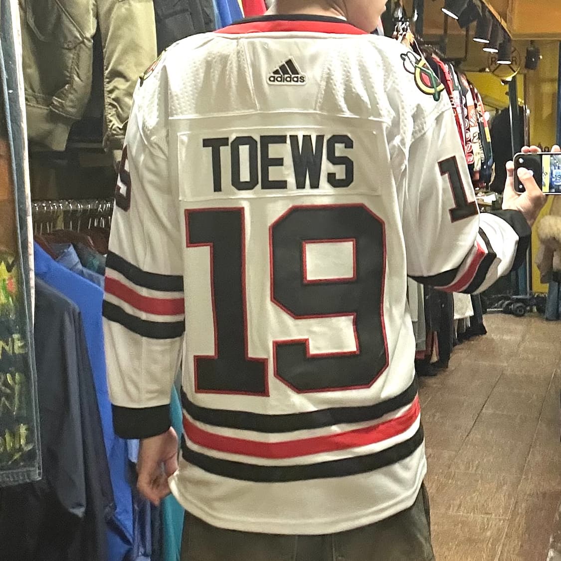 [HI] 아디다스 NHL 긴팔 하키티 화이트 상품이미지5