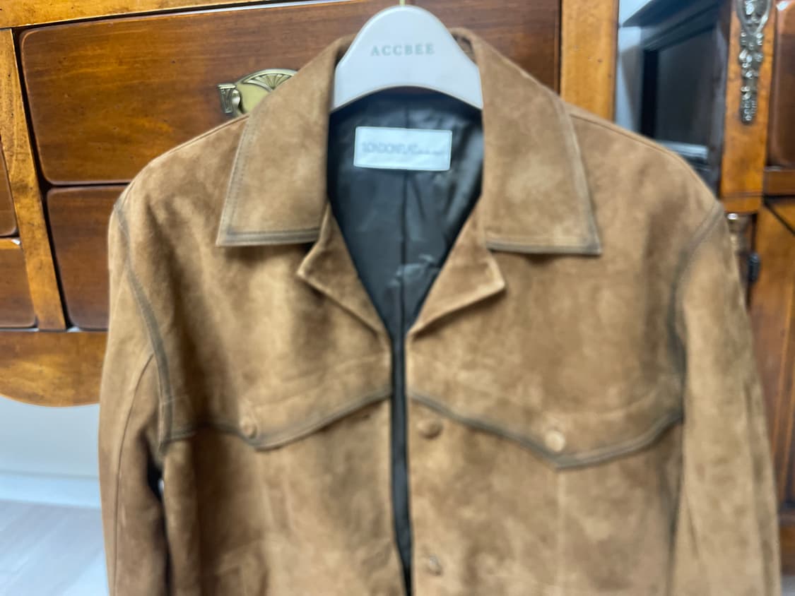 런던플랏 나파 스웨이드 고트 자켓 미사용품 상품이미지6